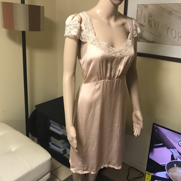 Nude slip dress - Picture 2 of 8